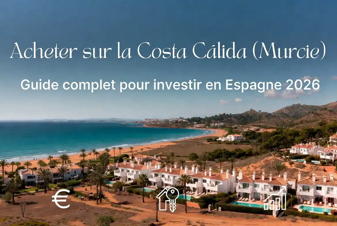 Acheter sur la Costa Cálida Murcie : guide complet investissement immobilier en Espagne 2026 - prix, villes, résidence secondaire et conseils