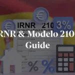 Illustration de l’impôt sur le revenu des non-résidents en Espagne (IRNR) et du formulaire Modelo 210