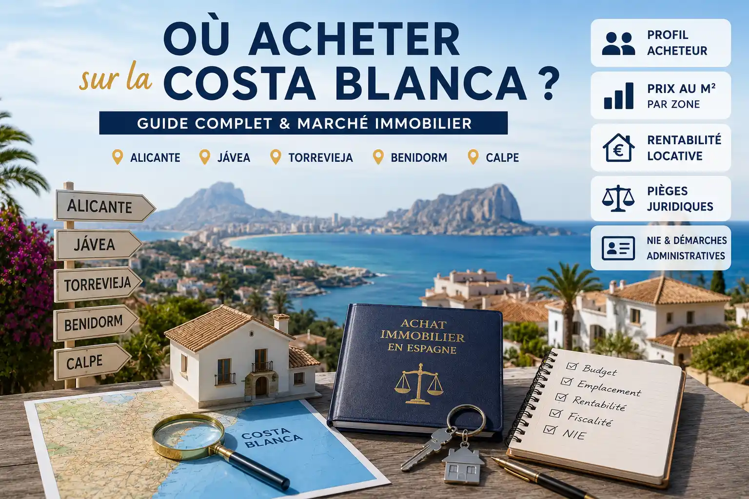 Où acheter sur la Costa Blanca en Espagne : Alicante, Jávea, Torrevieja et marché immobilier