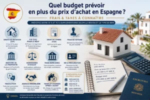 Quel budget prévoir en plus du prix d&rsquo;achat en Espagne ? (Frais & Taxes)