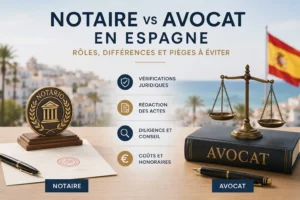Rôle du Notaire vs Avocat en Espagne : Comprendre la Différence Majeure